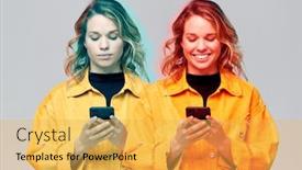  Presentation with social anxiety - Slide deck with composite-concept-image-showing-young background and a yellow colored foreground