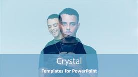  Presentation with anxiety - Slide deck enhanced with composite-concept-image-showing-young background and a teal colored foreground