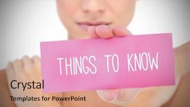  Presentation with breast cancer imaging - Colorful slides enhanced with composite image for breast cancer backdrop and a coral colored foreground