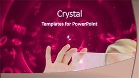  Presentation with composite - Presentation theme with spa resort therapy composition burning background and a light gray colored foreground.