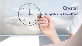  Presentation with black business - Theme having green cloud computing hand drawn - composite image of business person background and a sky blue colored foreground