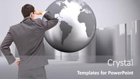  Presentation with hip - Slide set featuring magnolia tree pink purple flowers background and a light gray colored foreground