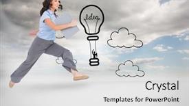  Presentation with classy - Cool new PPT layouts with calf in bialowieza national park backdrop and a tawny brown colored foreground