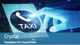  Presentation with composite - Cool new slide set with composite image of cropped hand backdrop and a teal colored foreground