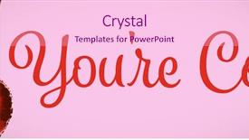  Presentation with valentines day spa - Cool new PPT theme with composite image of cute valentines backdrop and a lemonade colored foreground