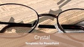  Presentation with overlaid - Beautiful PPT theme featuring risiko als zeitung - composite image of glasses backdrop and a coral colored foreground