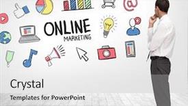  Presentation with classy - Amazing theme having composite image of grey backdrop and a light gray colored foreground