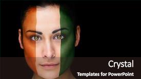  Presentation with composite material black carbon fiber - Presentation design enhanced with composite image of ivory coast background and a wine colored foreground