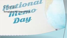  Presentation with business-communication - Presentation design with composite-image-of-national-memo background and a sky blue colored foreground