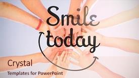  Presentation with microwave imaging image of modern - Audience pleasing PPT layouts consisting of composite image of smile today backdrop and a lemonade colored foreground