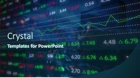  Presentation with market data - Slide set consisting of composite-image-of-stock-market background and a ocean colored foreground