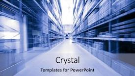  Presentation with furniture - PPT layouts consisting of industrial products - large furniture warehouse background and a light blue colored foreground