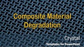  Presentation with factors - PPT theme consisting of composite-material-degradation-study and a ocean colored foreground