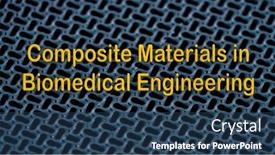  Presentation with biomedical engineering - Presentation theme enhanced with composite-materials-in-biomedical-engineering and a ocean colored foreground