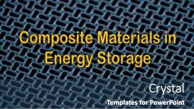  Presentation with storage - PPT theme consisting of composite-materials-in-energy-storage background and a ocean colored foreground