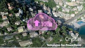  Presentation with drone technology - Presentation with composite-of-100-percent-text background and a tawny brown colored foreground