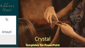  Presentation with creative marketing - PPT theme featuring composite-of-address-hair and a wine colored foreground