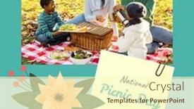  Presentation with vector - PPT theme consisting of composite-of-african-american-family background and a cream colored foreground