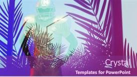  Presentation with football competition - Theme featuring composite-of-american-football-player background and a violet colored foreground