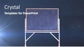  Presentation with black light - PPT layouts having composite-of-black-board background and a ocean colored foreground