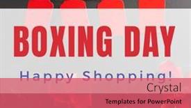  Presentation with boxing - Presentation theme consisting of composite-of-boxing-day-happy background and a coral colored foreground