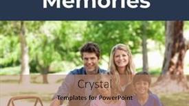  Presentation with children parents - Slide set enhanced with composite-of-building-memories-text background and a coral colored foreground