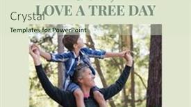  Presentation with child enjoy - Presentation theme with composite-of-caucasian-man-carrying background and a  colored foreground