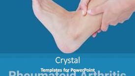  Presentation with autoimmune disease - Presentation theme enhanced with composite-of-caucasian-woman-touching background and a teal colored foreground