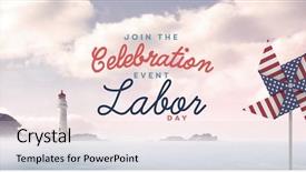  Presentation with labor - Amazing slide set having composite of celebration labor day backdrop and a lemonade colored foreground