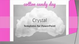  Presentation with cotton candy - PPT layouts featuring composite-of-cotton-candy-day background and a light gray colored foreground