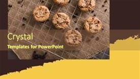  Presentation with chocolate biscuits - Slide set consisting of composite-of-december-4 background and a tawny brown colored foreground