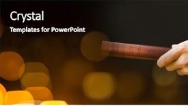  Presentation with hands on bible - PPT layouts featuring composite of hands holding bible background and a black colored foreground