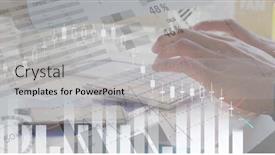  Presentation with technology infographic - Slides featuring composite-of-infographic-interface-over background and a light gray colored foreground