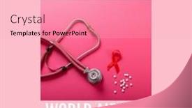  Presentation with world aids day - Presentation design featuring composite-of-join-the-support background and a lemonade colored foreground