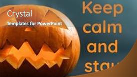  Presentation with keep calm - Theme having composite-of-keep-calm and a ocean colored foreground