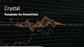  Presentation with image processing - Presentation theme enhanced with composite-of-landscape-and-data background and a black colored foreground