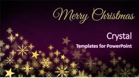  Presentation with merry christmas - Presentation theme with composite of merry christmas text background and a wine colored foreground