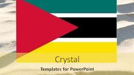  Presentation with independence day - Slide deck consisting of composite-of-mozambique-independence-day background and a yellow colored foreground