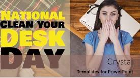  Presentation with clean - Presentation theme consisting of composite-of-national-clean background and a coral colored foreground