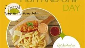  Presentation with celebrate - Presentation consisting of composite-of-national-fish background and a gold colored foreground