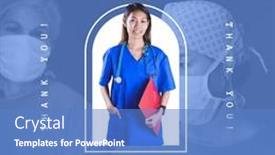  Presentation with awareness - PPT layouts enhanced with composite-of-national-nurses-day background and a  colored foreground