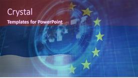  Presentation with russia flag - Slides with composite-of-nft-cryptocurrency-sign background and a  colored foreground