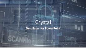  Presentation with maps - Theme featuring composite-of-padlock-with-bar background and a  colored foreground