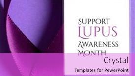  Presentation with autoimmune disease - Slide set consisting of composite-of-purple-awareness-ribbon background and a lilac colored foreground