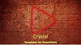  Presentation with red movie - PPT layouts featuring composite-of-red-play-button background and a  colored foreground