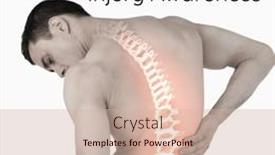  Presentation with spinal cord injury - Presentation theme consisting of composite-of-spinal-cord-injury background and a soft green colored foreground