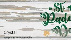  Presentation with composite - Cool new slide deck with composite of st patricks day backdrop and a  colored foreground