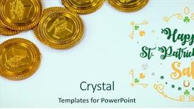  Presentation with composite - Theme enhanced with composite of st patricks day background and a  colored foreground