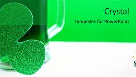  Presentation with digital - PPT layouts enhanced with composite of st patricks day background and a  colored foreground