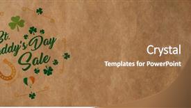  Presentation with composite - Colorful presentation design enhanced with composite of st patricks day backdrop and a  colored foreground